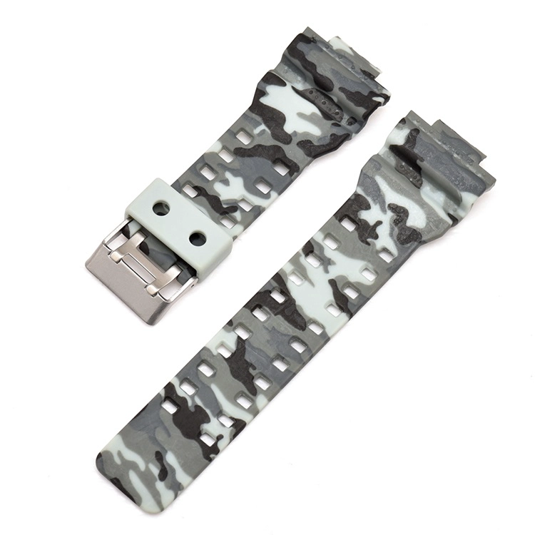 CBCS10 Correa de reloj de camuflaje de 16 mm para Casio G-Shock GA-110 GA-100 GA-120