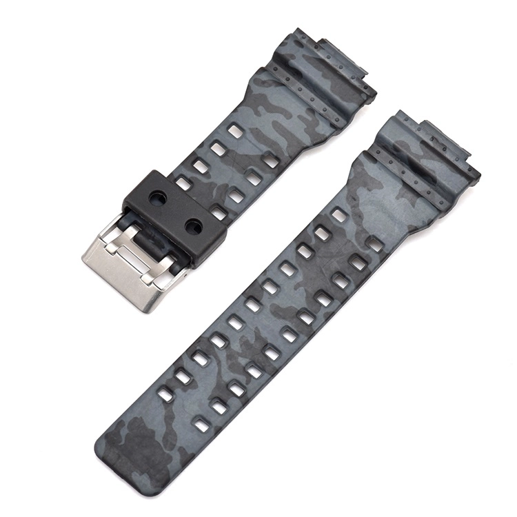 CBCS10 Correa de reloj de camuflaje de 16 mm para Casio G-Shock GA-110 GA-100 GA-120