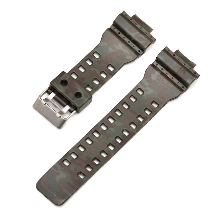 CBCS10 Correa de reloj de camuflaje de 16 mm para Casio G-Shock GA-110 GA-100 GA-120