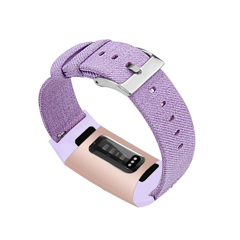 Gewebe-Segeltuch-Ersatz-Armbanduhr-Band CBFC06 für Fitbit-Gebühr 3