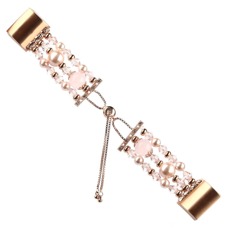 Pulsera de cuentas de ágata natural de lujo CBFC101