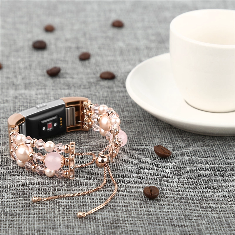 Pulsera de cuentas de ágata natural de lujo CBFC101