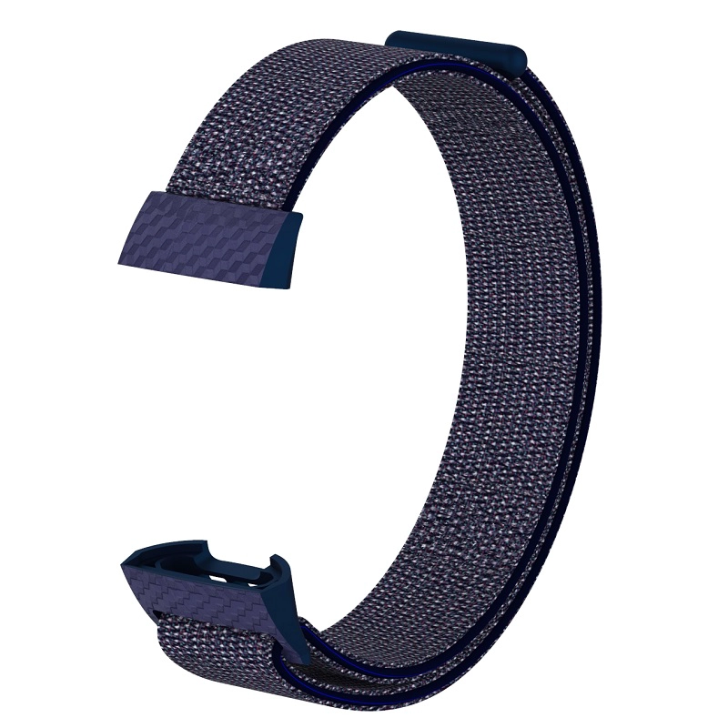 Fitbit Şarj 3 için CBFC114 Ayarlanabilir Dokuma Naylon Saat Kayışı