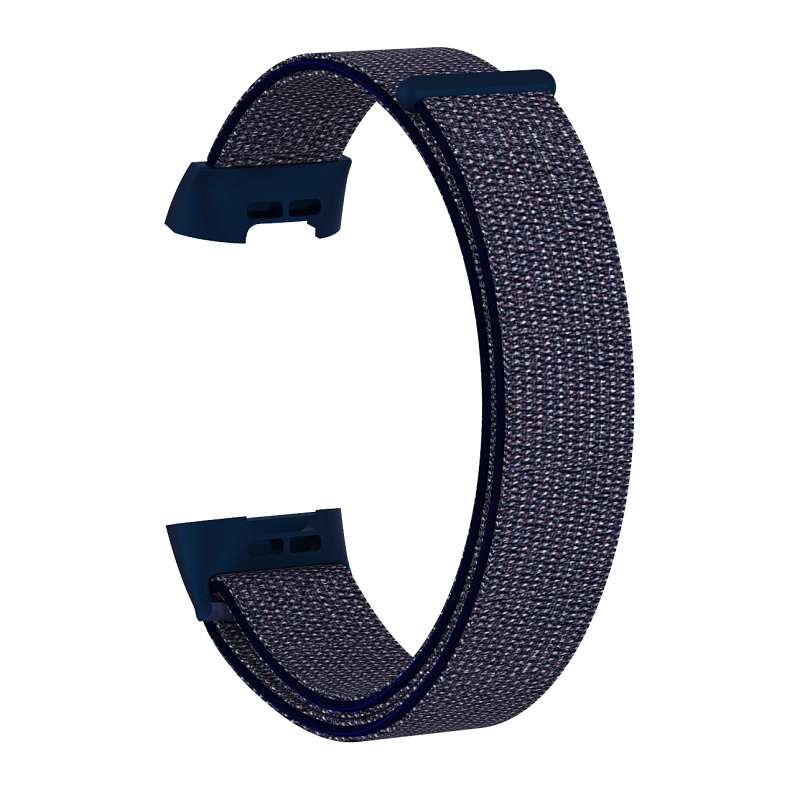 Fitbit Şarj 3 için CBFC114 Ayarlanabilir Dokuma Naylon Saat Kayışı