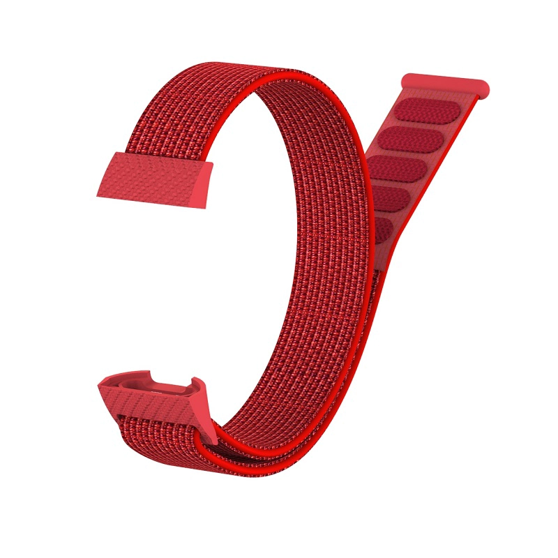 Fitbit Şarj 3 için CBFC114 Ayarlanabilir Dokuma Naylon Saat Kayışı