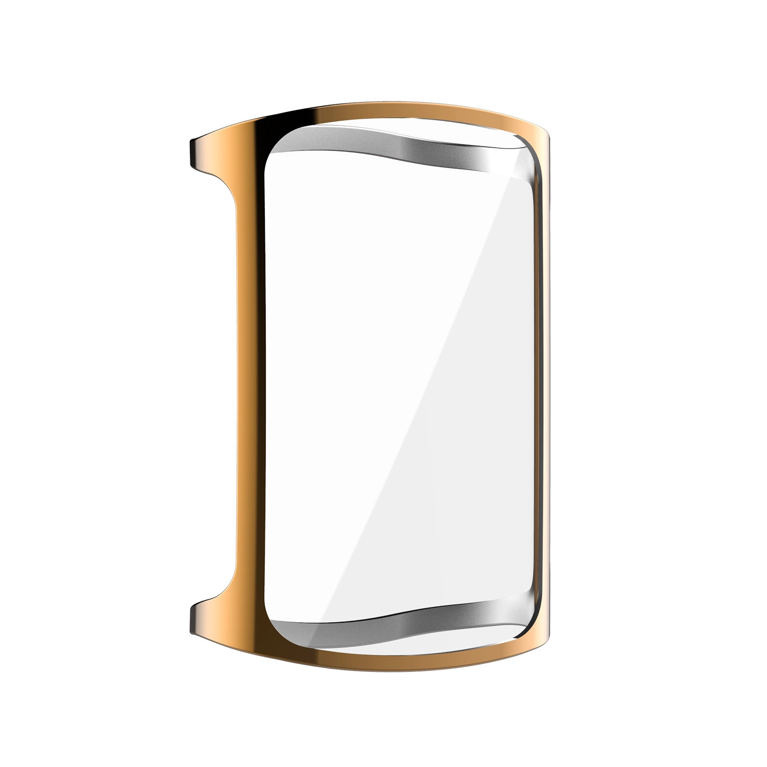 Caja de reloj de protector de pantalla completa transparente transparente CBFC5-04 Funda protectora de protector de pantalla completa para cargos FitBit 5