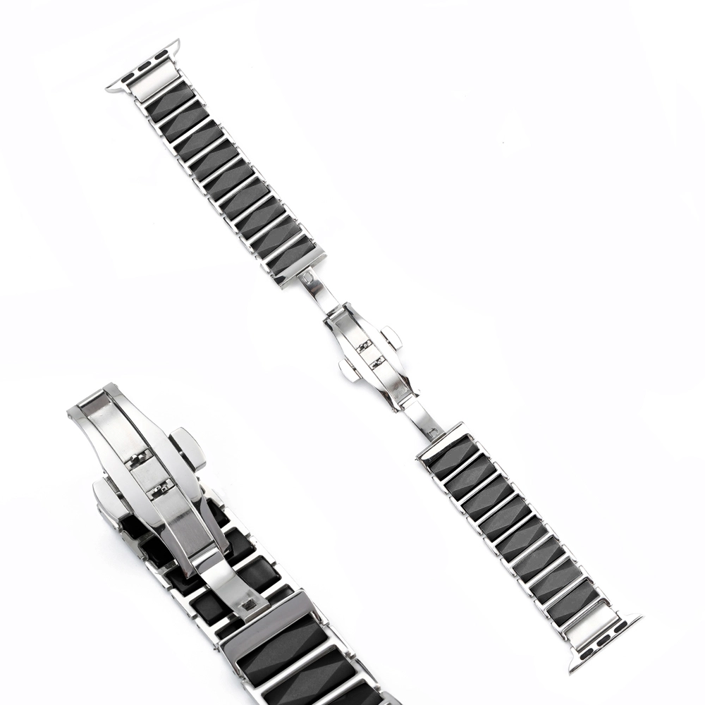 CBFC5-24 Elegancka ceramika zegarków ze stali nierdzewnej do ładowania fitbit 5