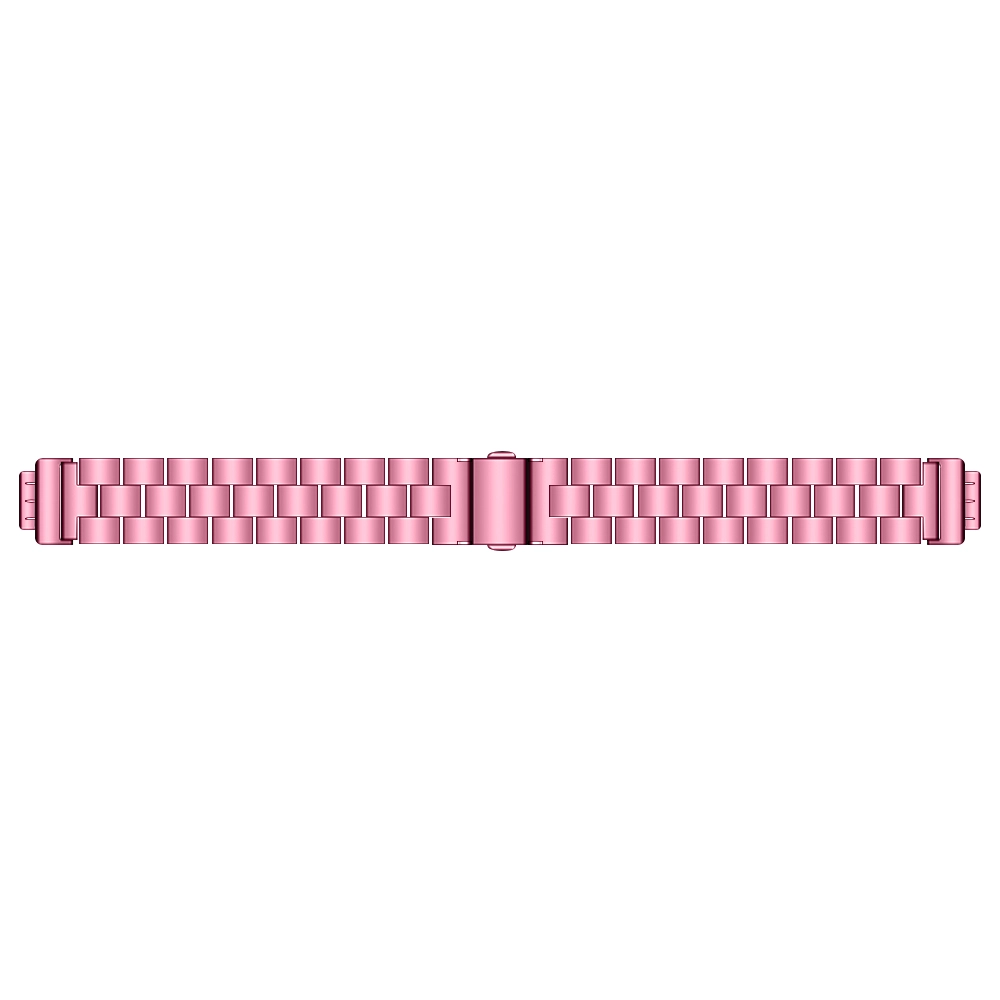 CBFC56 Banda de reloj de acero inoxidable con cadena de 3 enlaces para Fitbit Inspire / Inspire HR