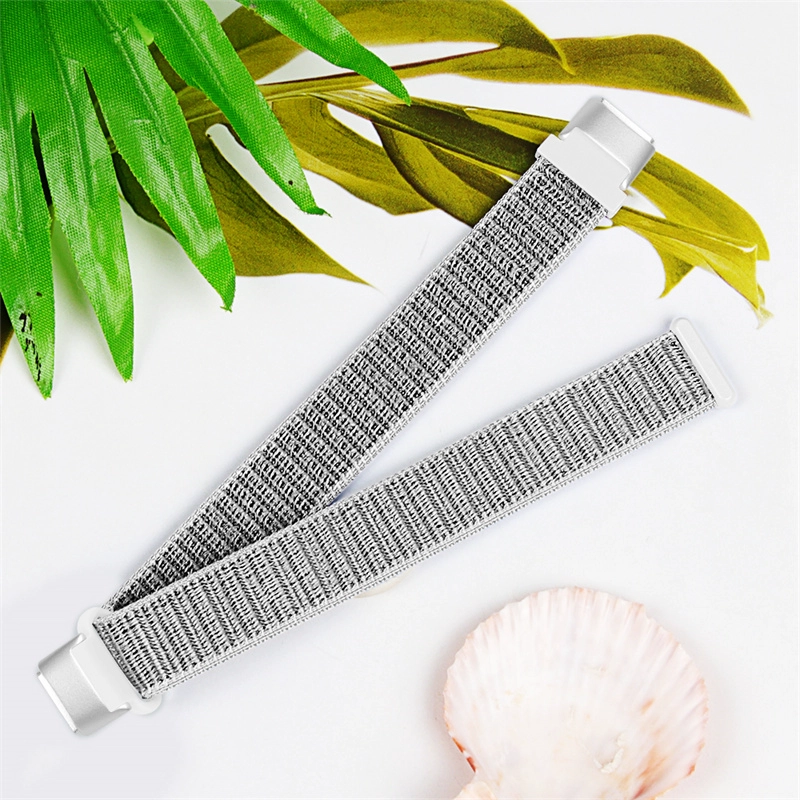 CBFL02 لاصق هوك وحلقة حزام المنسوجة النايلون ووتش الفرقة ل fitbit luxe اللياقة البدنية