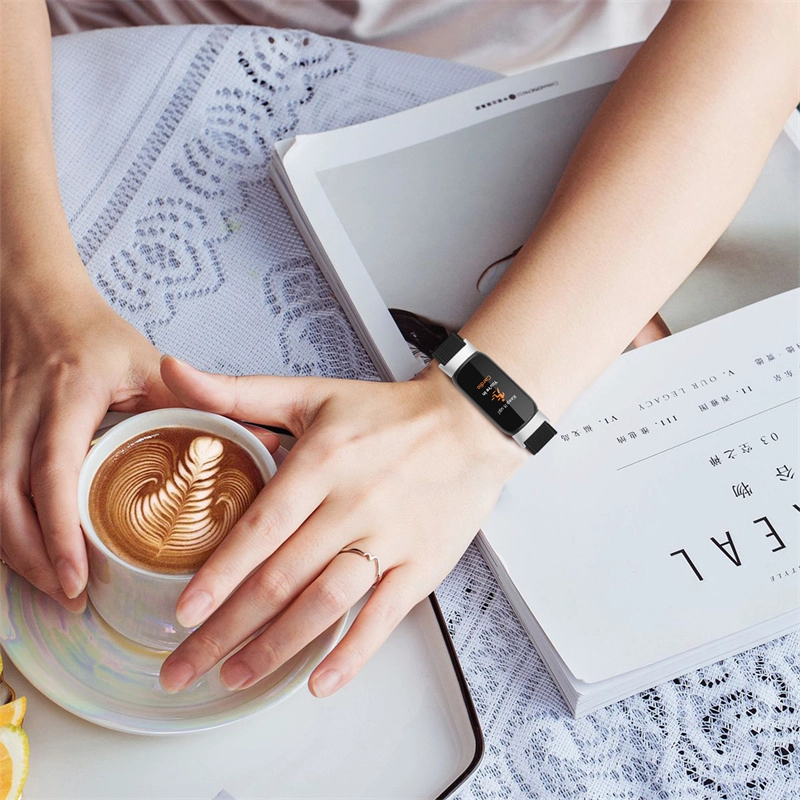 CBFL03 استبدال مضفر من سولو حلقة للتعديل مرونة النايلون ووتش حزام لفرقة fitbit luxe