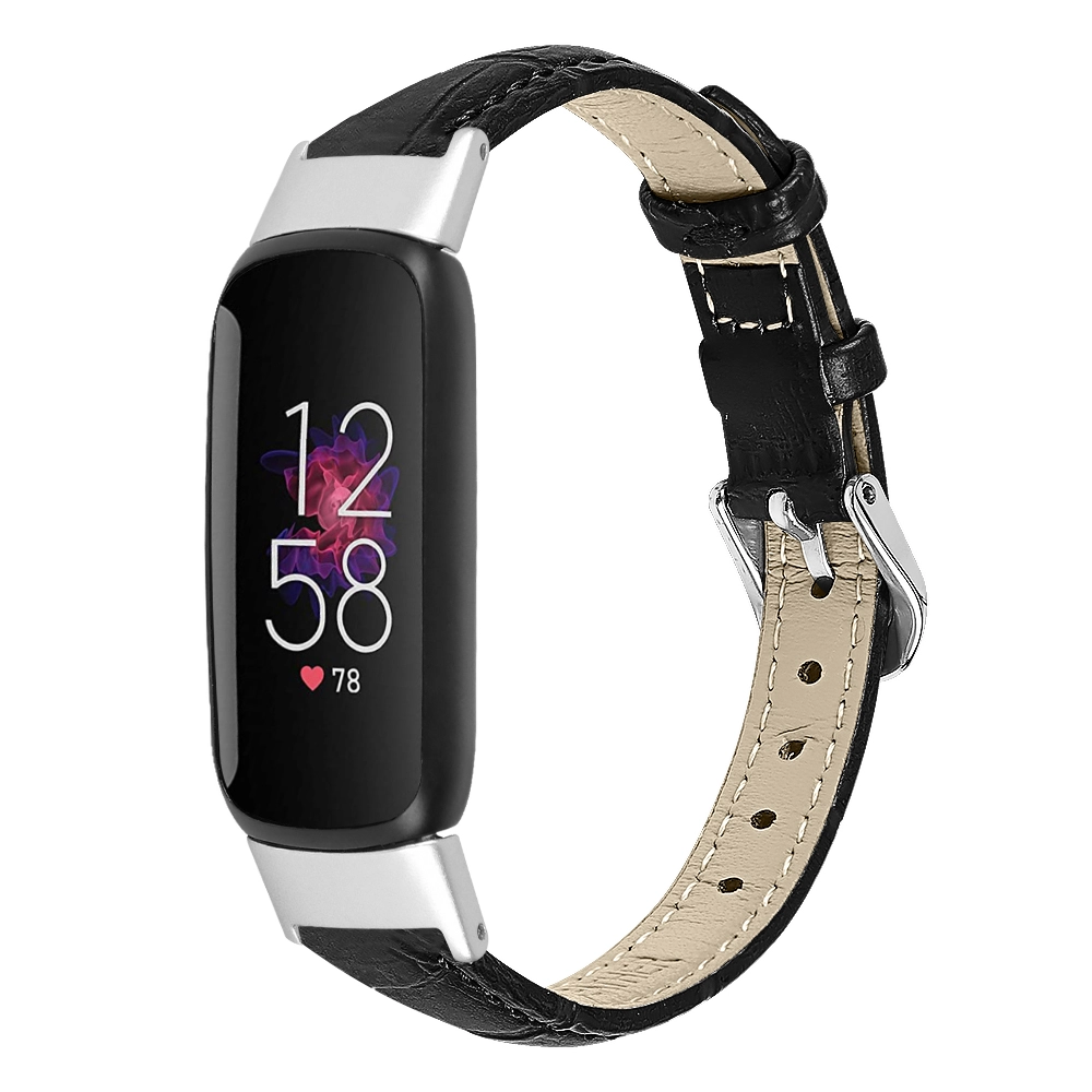 CBFL04 New Smart Watch Leather Belt Replacement Band For Fitbit Luxe Leather Strap