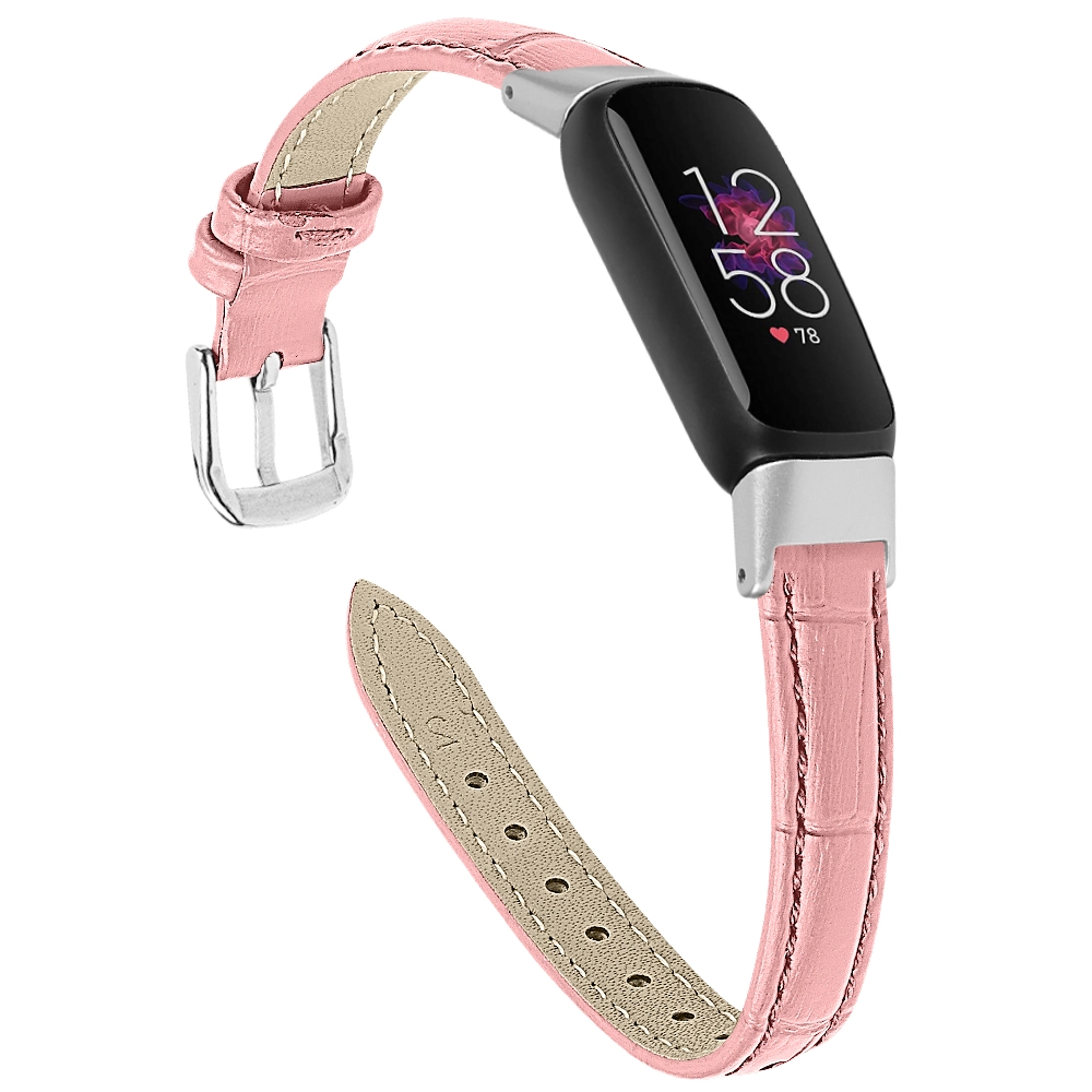 CBFL04 New Smart Watch Leather Belt Replacement Band For Fitbit Luxe Leather Strap