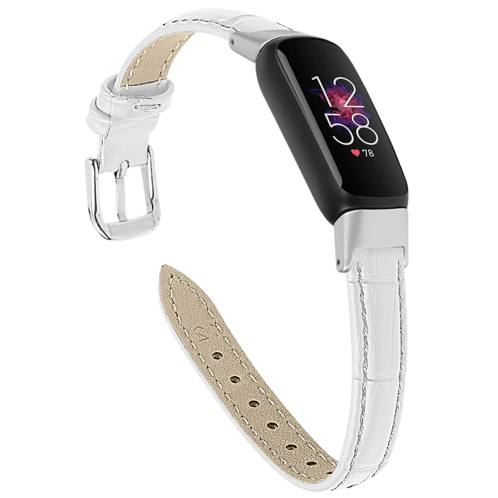 CBFL04 New Smart Watch Leather Belt Replacement Band For Fitbit Luxe Leather Strap