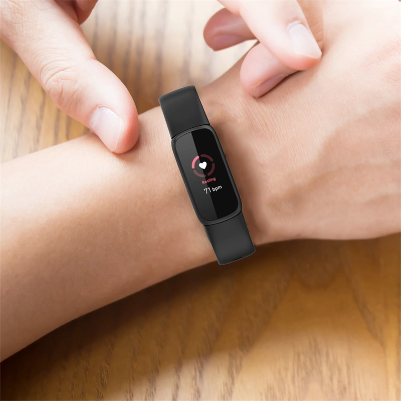CBFL13 بالجملة الرياضة الملونة المطاط watchband السيليكون ووتش حزام ل fitbit luxe