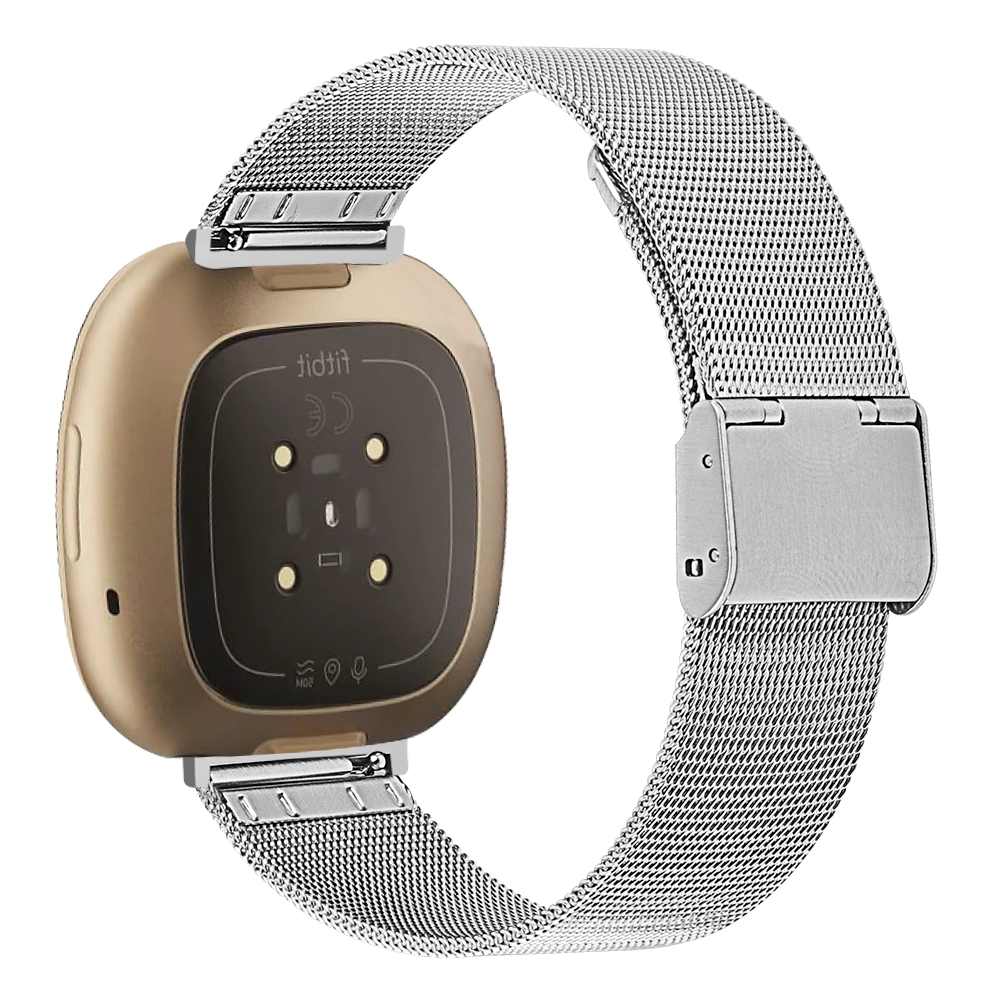 CBFV03 شبكة معدنية الفولاذ المقاوم للصدأ عصابات ووتش ل fitbit العكس 3 smartwatch