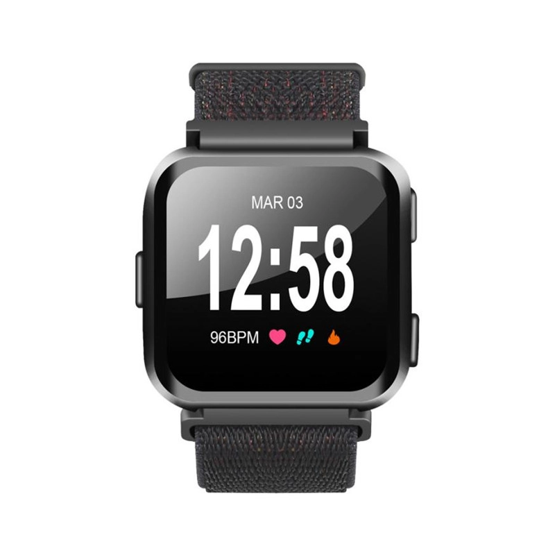 CBFW606 Woven Nylon Loop Watch Strap Fitness Wristband