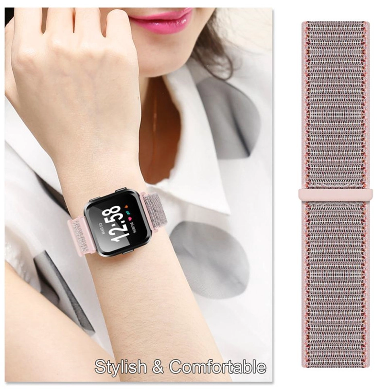 CBFW606 Woven Nylon Loop Watch Strap Fitness Wristband
