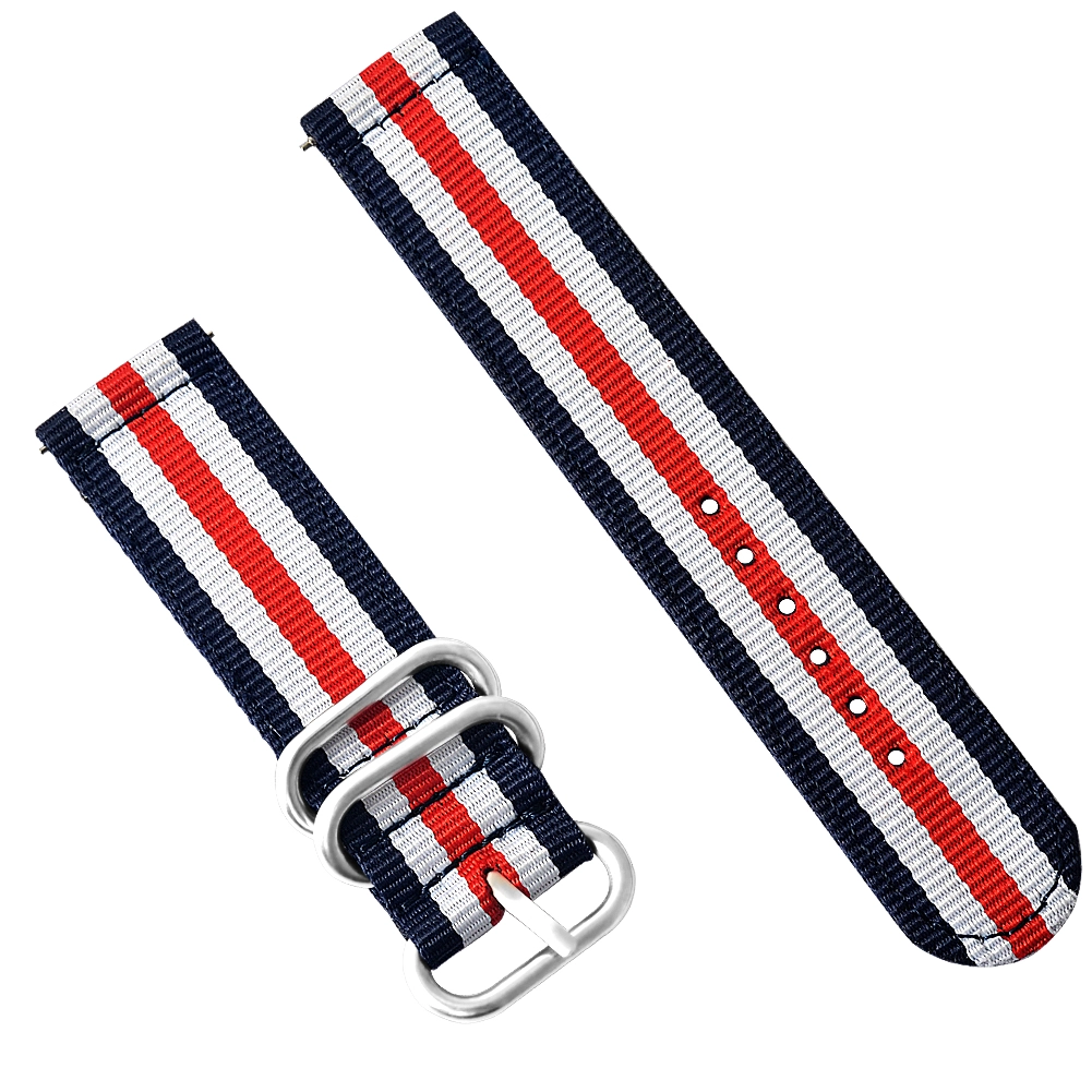 CBHA-105 Amazfit GTS Nato Bandas de reloj de nylon a rayas de 20 mm