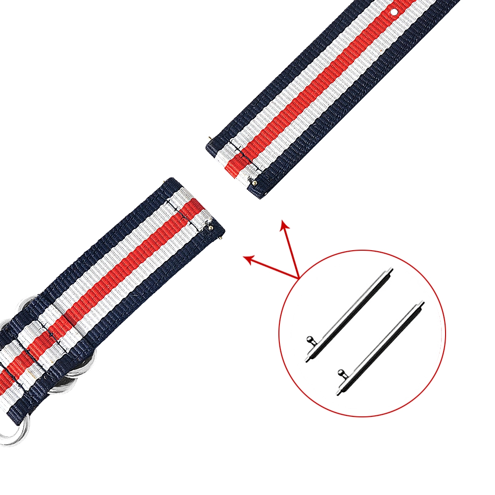 CBHA-105 Amazfit GTS Nato Bandas de reloj de nylon a rayas de 20 mm