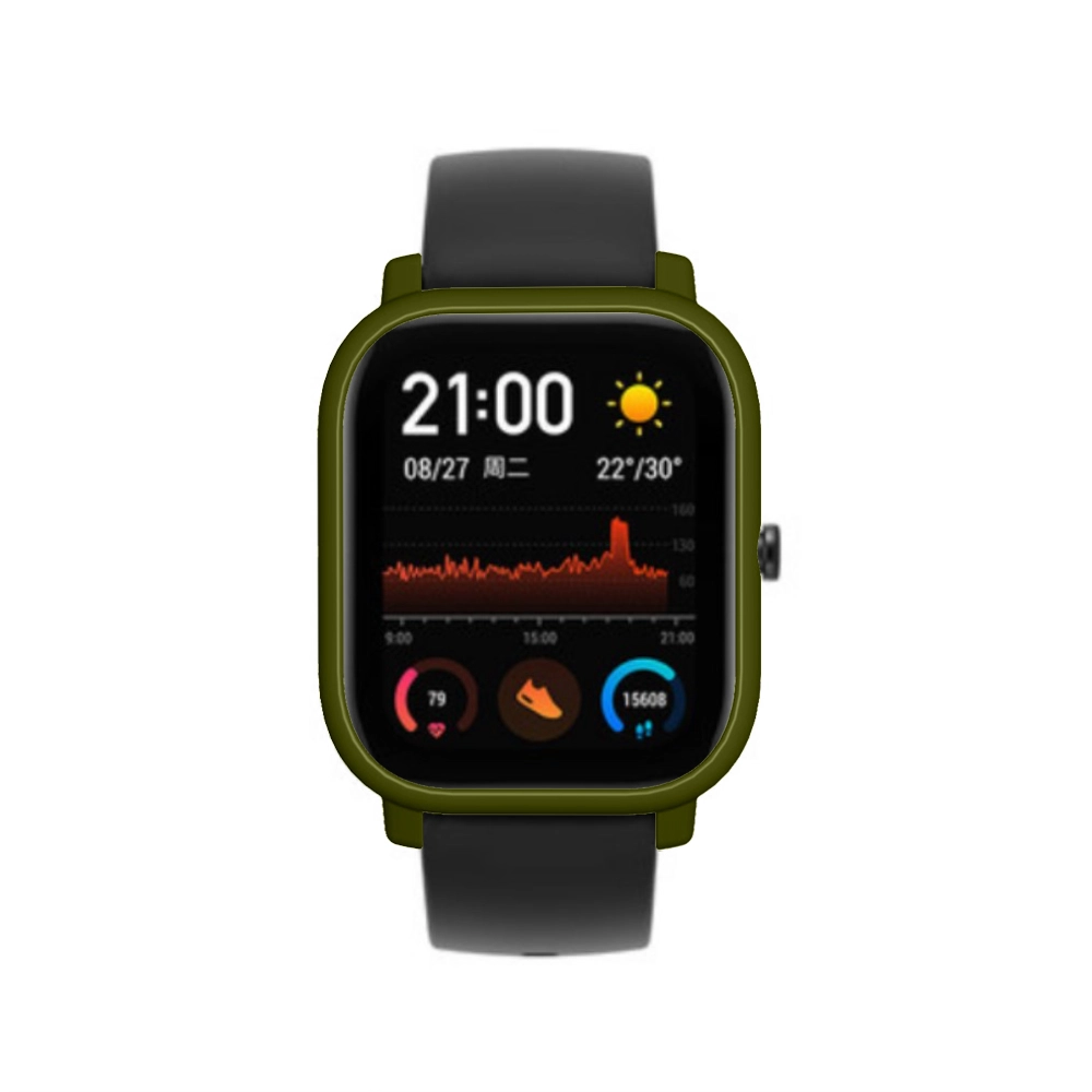 CBHA-C3 غطاء الكمبيوتر الصلب إطار الساعة لحالة واقية Huami Amazfit GTS