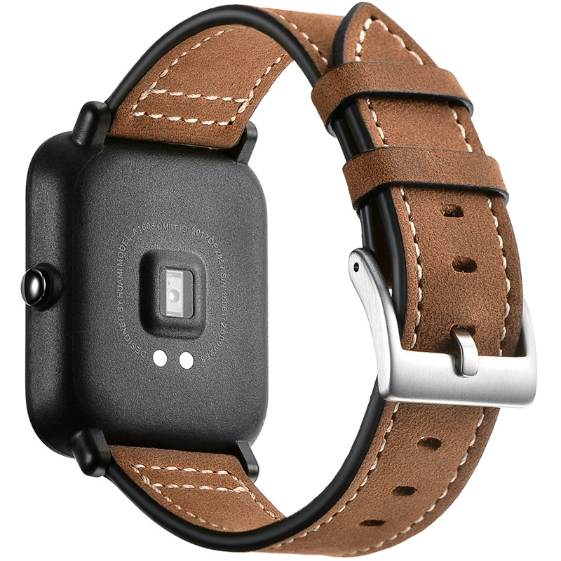 CBHM01 correa de reloj de cuero genuino de 20 mm
