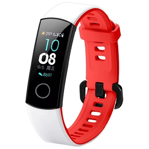 CBHW07 Double Colors Breathable Sport Silicone Watch Strap For Huawei Honor 4