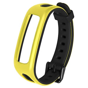 CBHW08 Double Colors Breathable Sport Silicone Smart Watch Band For Huawei Honor 4