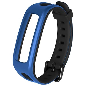 CBHW08 Double Colors Breathable Sport Silicone Smart Watch Band For Huawei Honor 4