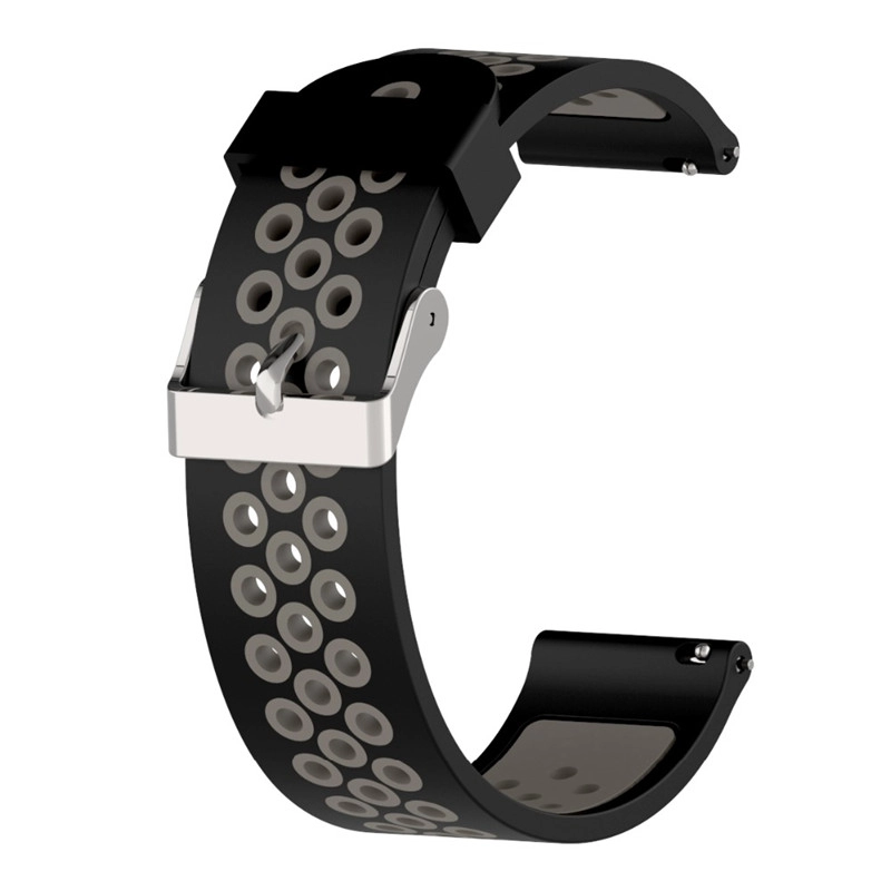 CBHW21 Double-colors Braethable Silicone Watch Strap For Huawei Watch GT Band