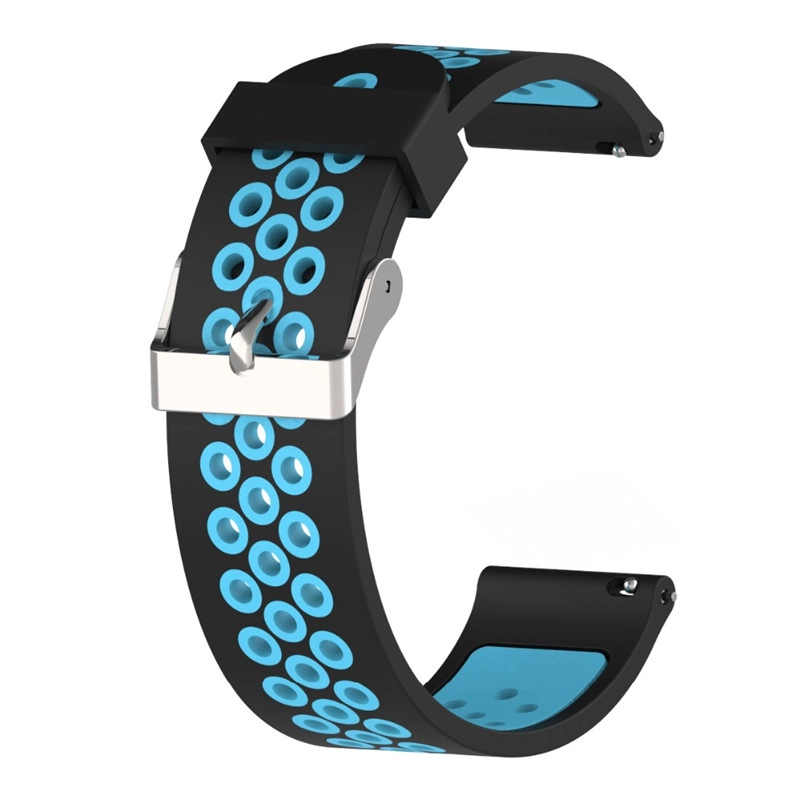CBHW21 Double-colors Braethable Silicone Watch Strap For Huawei Watch GT Band