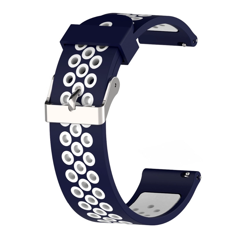 CBHW21 Double-colors Braethable Silicone Watch Strap For Huawei Watch GT Band