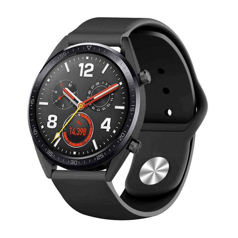 CBHW23 Solid Color Soft Silicone Watch Strap For Huawei Watch GT Band