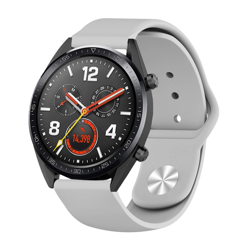 CBHW23 Solid Color Soft Silicone Watch Strap For Huawei Watch GT Band