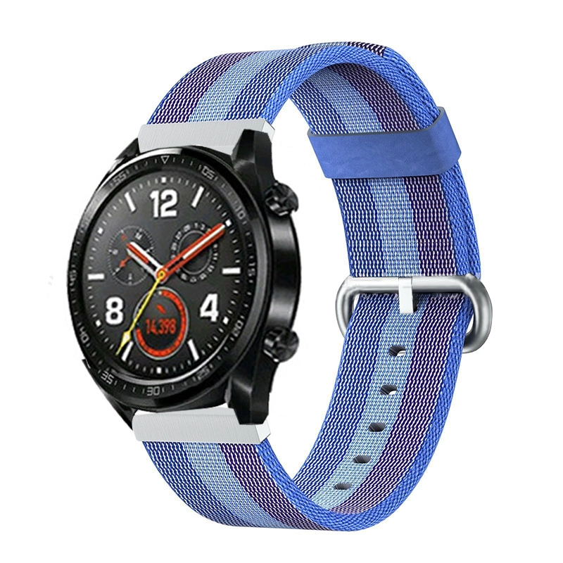 CBHW29 Muilt-color Striped Nato Nylon Watch Band para Huawei Watch GT