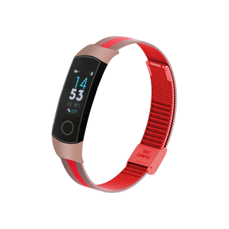 CBHW38 Fashion Mix Color Mesh Metal Watch Band For Huawei Honor 4 Strap
