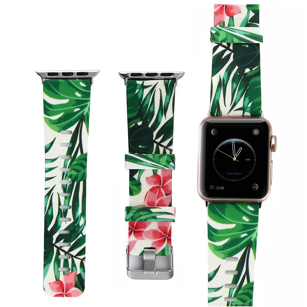 CBIW1021 Cinturino in silicone colorato stampato per Apple Watch