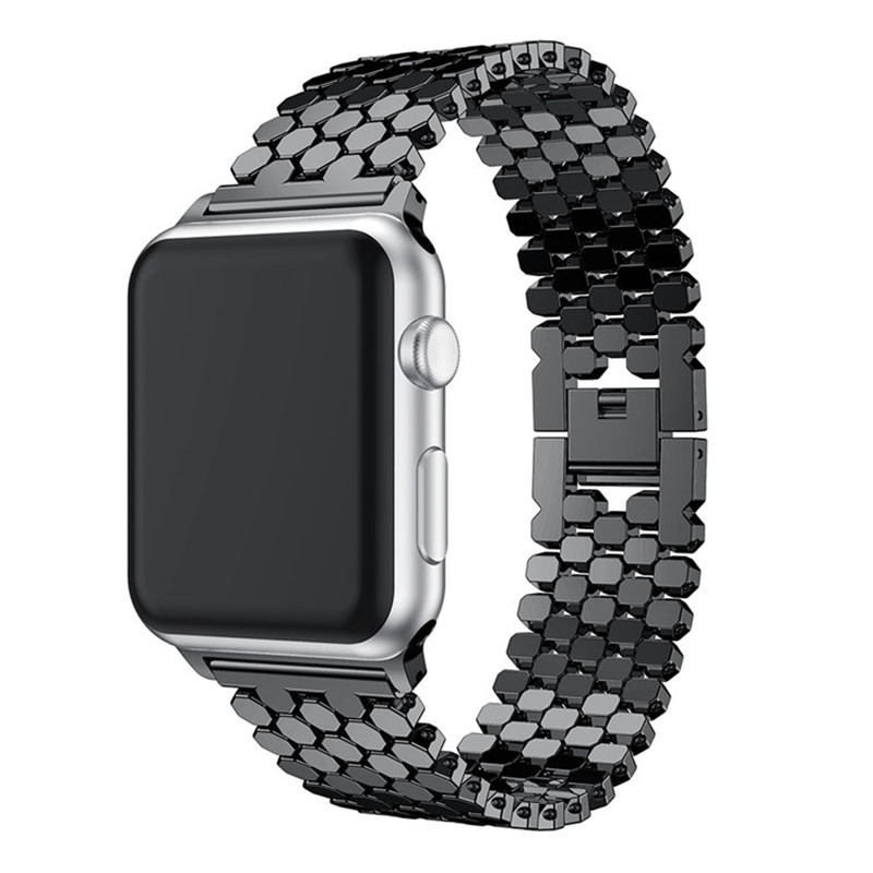Cinturino astuto della catena di collegamento del metallo di lusso CBIW1029 per l'orologio di Apple