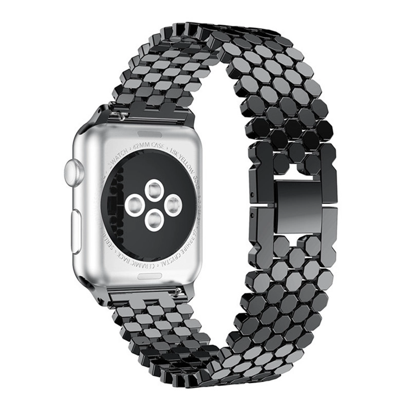 Cinturino astuto della catena di collegamento del metallo di lusso CBIW1029 per l'orologio di Apple
