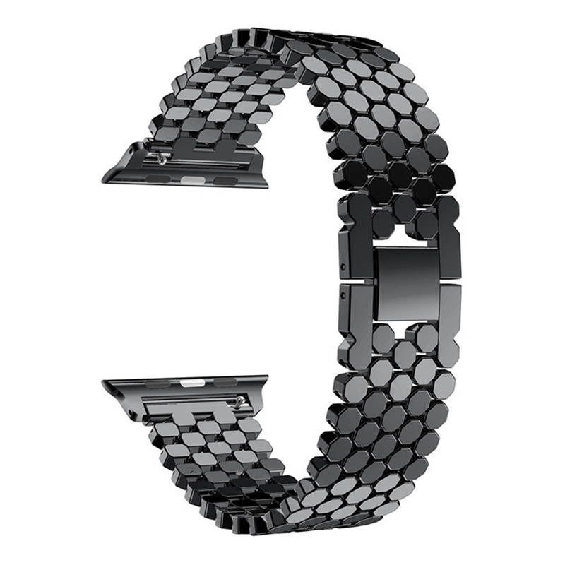 Cinturino astuto della catena di collegamento del metallo di lusso CBIW1029 per l'orologio di Apple