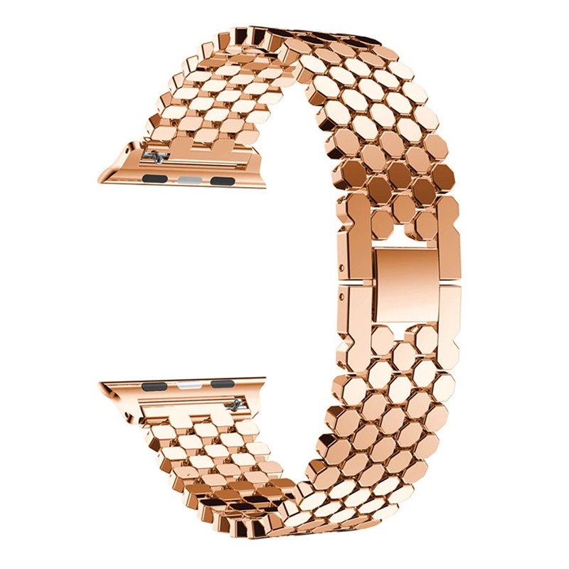 Cinturino astuto della catena di collegamento del metallo di lusso CBIW1029 per l'orologio di Apple