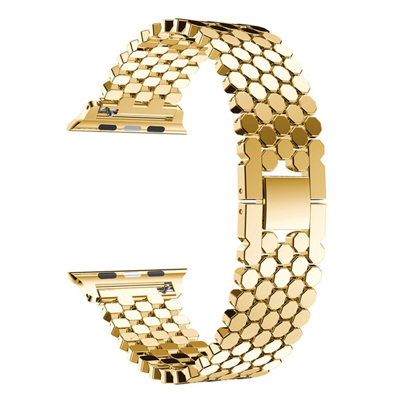 Cinturino astuto della catena di collegamento del metallo di lusso CBIW1029 per l'orologio di Apple