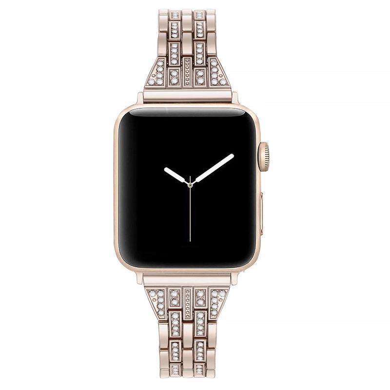 CBIW1031 Trendybay Luxus Schmuck Diamant Stahl Uhrenarmband für iWatch