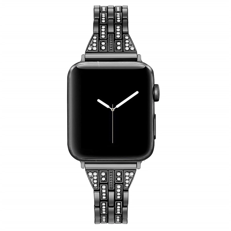 CBIW1031 Trendybay Luxus Schmuck Diamant Stahl Uhrenarmband für iWatch