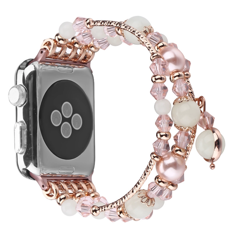 Correa elástica de la pulsera de la joyería moldeada luminosa de moda CBIW1052 para el iWatch