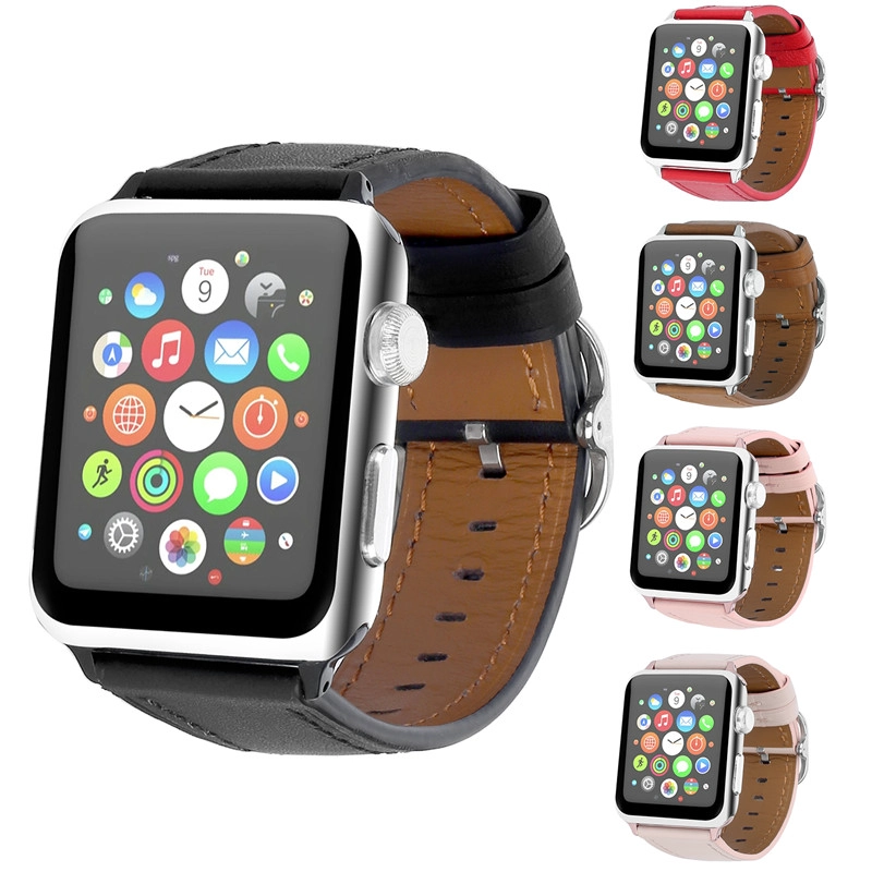 CBIW122ビンテージアップルウォッチレザーウォッチストラップ38mm 42mm