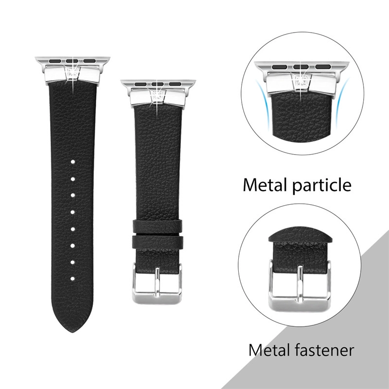 CBIW127 Genuine Leather Replacement Strap For Apple Watch