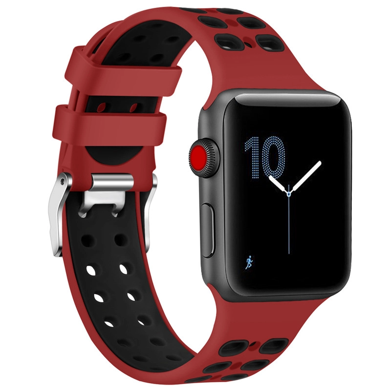 CBIW131 Colorido Banda de reemplazo de silicona suave para Apple Watch Series 1 2 3