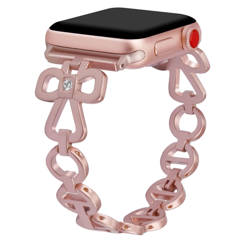 CBIW132 cinturino in acciaio con diamanti per strass in acciaio con diamanti per Apple Watch 1 2 3