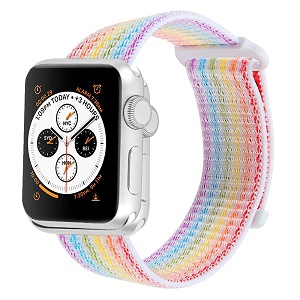 CBIW153 Sport Loop Nylon Strap para Apple Watch con cierre de velcro