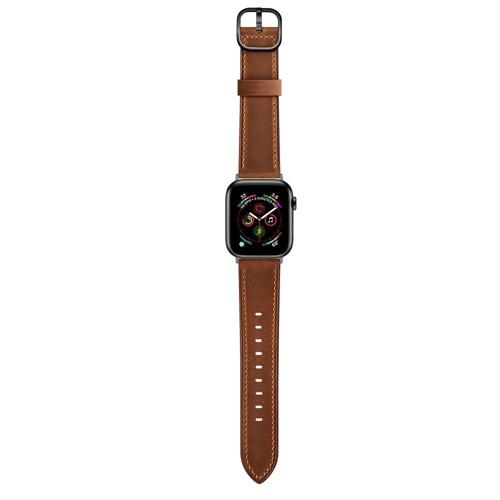 CBIW235 Crazy Horse wzór design skórzane opaski zegarkowe dla Apple Watch Ultra Series 8 7 SE 6 5 4 3